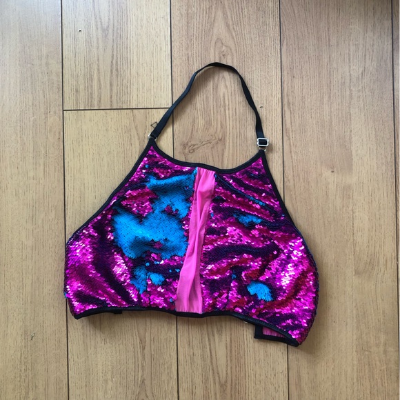 Handmade sequined bralette - Picture 1 of 2